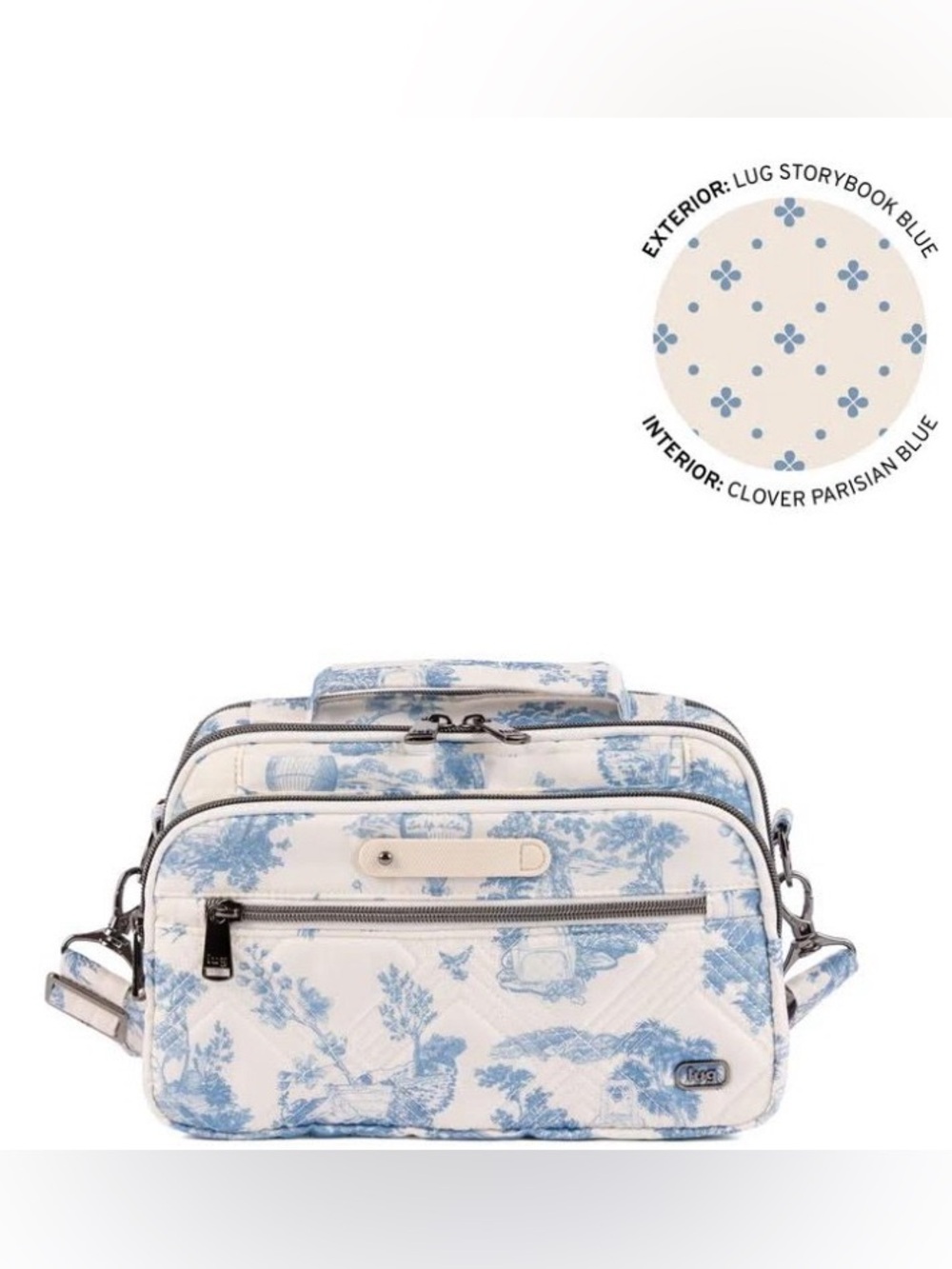 Lug Legacy Collection Scoop SE Crossbody Bag Storybook Blue